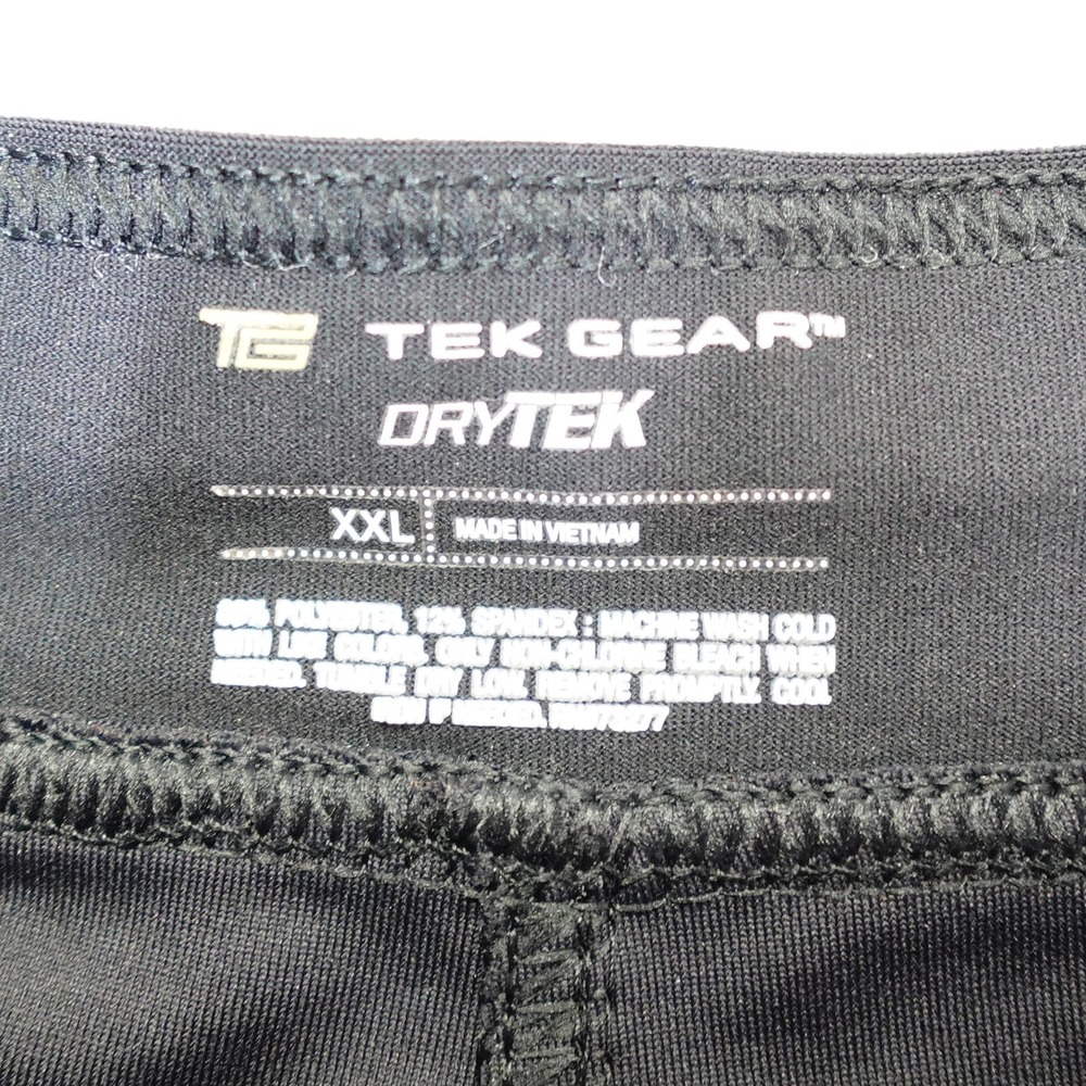 Tek Gear Capri Womens XXL Black DryTek Weekend Mid Rise Active Pants Gym Yoga - Picture 3 of 10